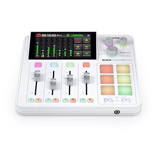 RODECaster Duo - White Podcast Production Studio
