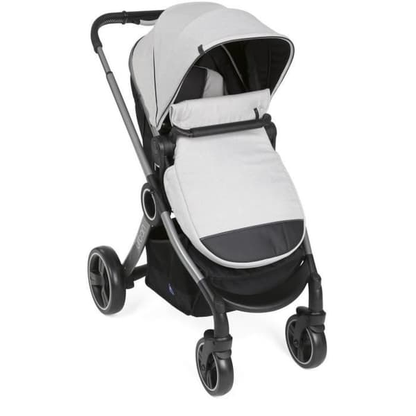 CHICCO Urban Pro Stroller - Grey Mist - Reversible Seat - Compact Fold