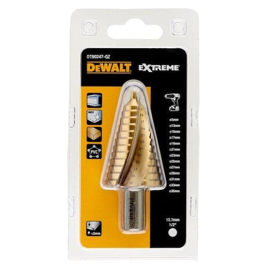 DeWALT Titanium Step Drill Bit 5 mm x 35 mm DT90247-QZ