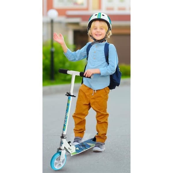 DISNEY Folding Scooter - STITCH - 6 Inch Wheels - Height Adjustable
