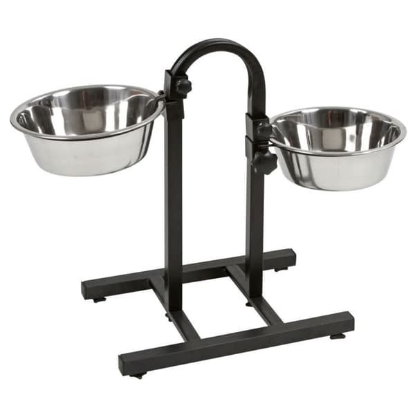 KERBL TD Pet Bowl - Adjustable Height - Non-Slip Base - 2800 ml
