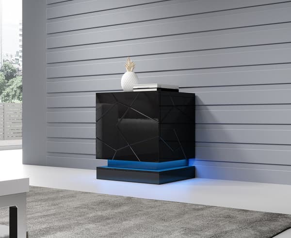 QIU Bedside Cabinet Lighting 2 pcs RGB
