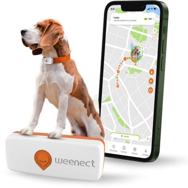 Weenect XS GPS Tracker for Dogs - White Edition 2023