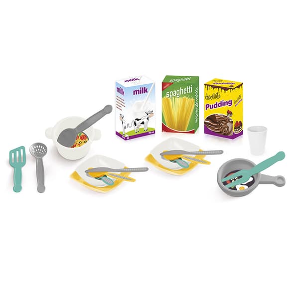 Dolu Chef Kitchen Set with 20 Accessories and Sounds Grey