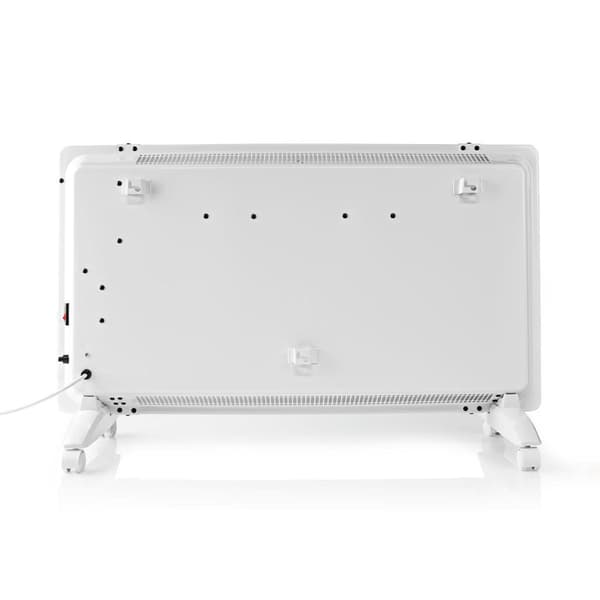 Nedis Smart Convector Heater 2000 W Wi-Fi Glass Front Panel White WIFIHTPL20FWT