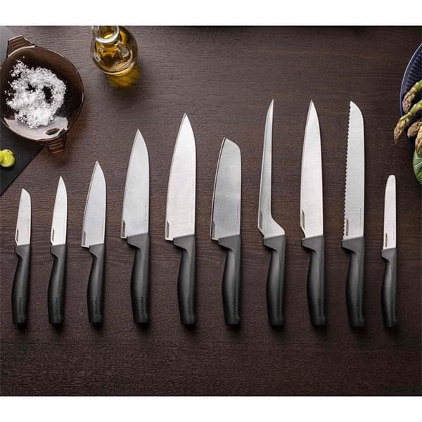 Fiskars Hard Edge Kitchen Knife - Stainless Steel Bread Knife