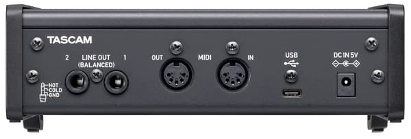 Tascam US-2X2HR Audio Interface for Recording