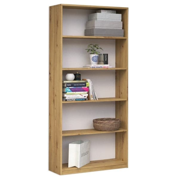 Topeshop R80 Office Bookcase Artisan Oak 182 cm Model R-80