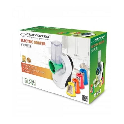 Esperanza EKM026 Electric Grater/Spiralizer Plastic Multicolour