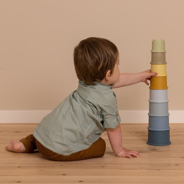 Little Dutch Stacking Cups Blue