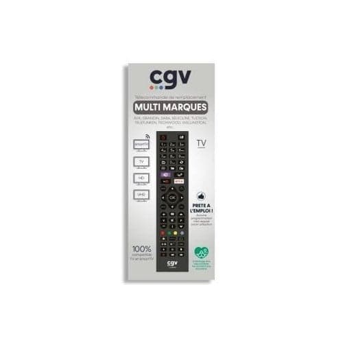 CGV Universal Remote Control - FIDELIO MM - Multi-Brand - No Programming Required