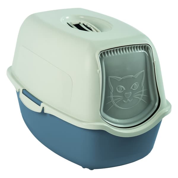 Rotho Bailey Cat Litter Box Eco Blue/Sand