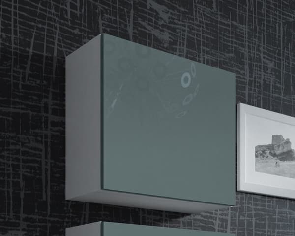 VIGO Square Cabinet 50/50/30 cm White/Grey Gloss