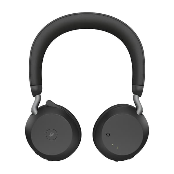 GN Jabra Evolve2 75 Headset On-Ear Bluetooth Wireless Active Noise Cancellation Link380a