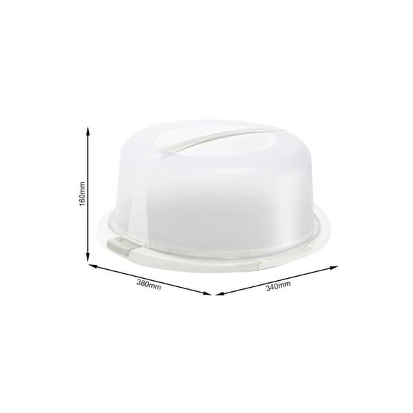 Rotho Fresh Cake Box Cool & White