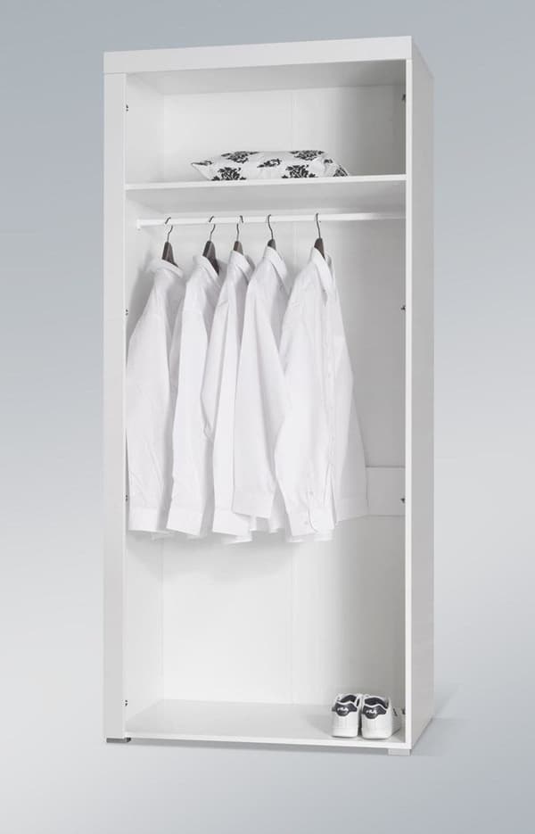 Cama SAMBA Wardrobe White/White Gloss