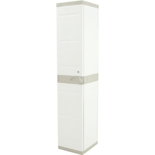 PLASTIKEN High Wardrobe - 1 Door - 35 cm - White