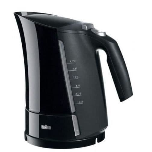 BRAUN Multiquick 5 Electric Kettle - 1.6 L - Black - Rapid Boil System