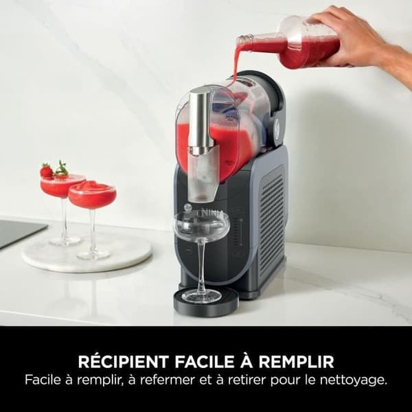 NINJA Slushi FS301EU Ice Cream and Slush Machine - 2.5 L Capacity - 5 Programs - 800W