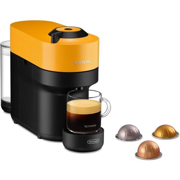 Nespresso De'Longhi Capsule Coffee Machine - Vertuo Pop - ENV90.Y - Yellow