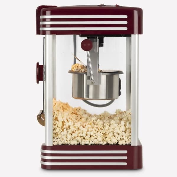 HKoeNIG Popcorn Maker - POP330 - Retro Design - 50 g Capacity - 360W