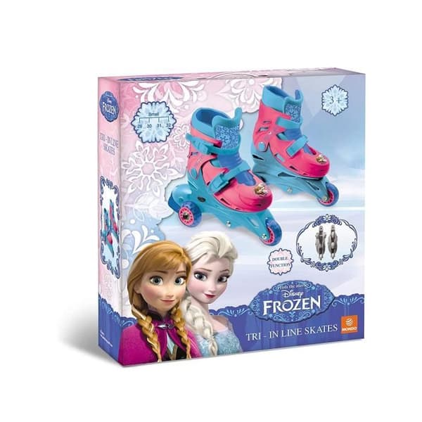 Inline Skates - FROZEN - 3 Adjustable Wheels - Girl