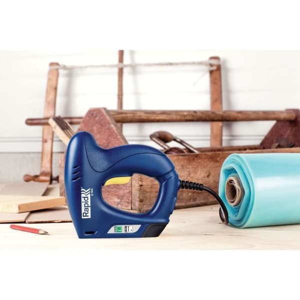 Rapid E-TAC Electric Stapler - For Staples and Nails - Case (Box + Stapler + Staples/Nails) - (5000576)