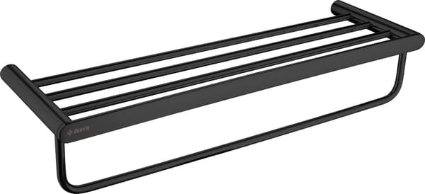 Deante ROUND Wall Shelf with Hanger Black 62.8 cm ADRN531