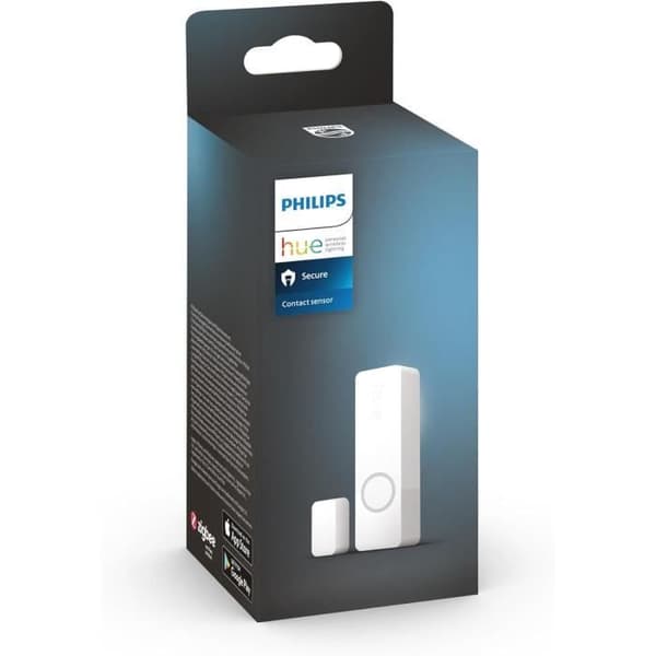 Philips Hue Secure Contact Sensor - Door or Window - Easy Installation - Control via Hue App - White