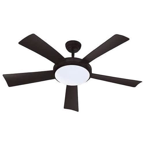 WALLIS Black - Ceiling Fan Ø132cm - 38W + LED Light