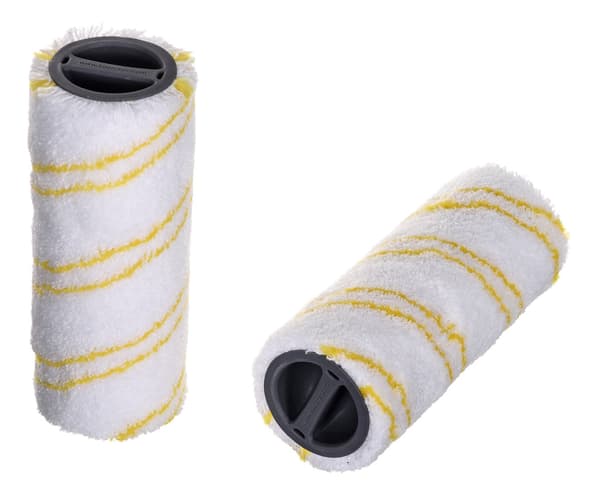 Kärcher Microfiber Rollers for Floor Cleaners - Pack of 2, Easy to Attach, Machine Washable