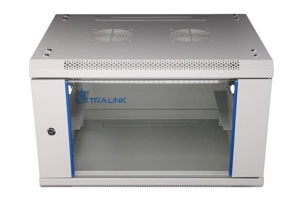 Extralink Rackmount Cabinet 6U 600x450 Gray Wall Mounted