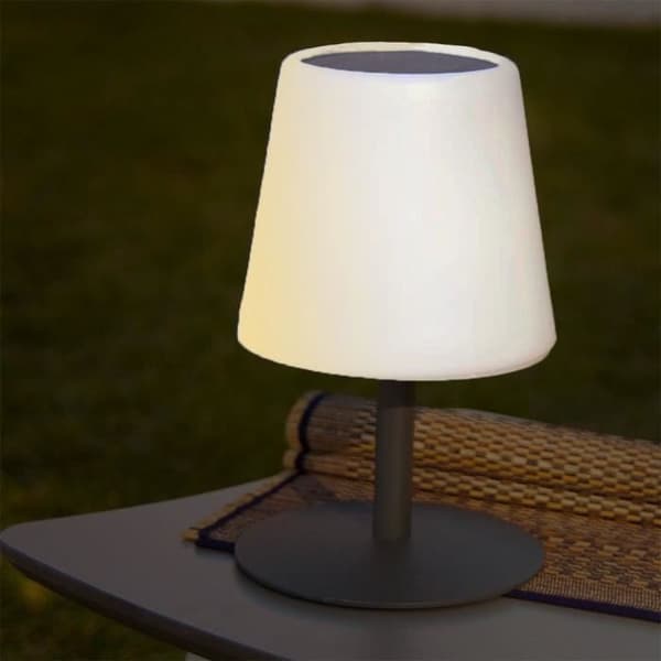 LUMISKY Solar Table Lamp - STANDY TINY SOLAR - H25 cm - Warm White and Dimmable White LED