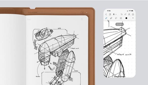Huion Note X10 Graphics Tablet Smart Bluetooth 5.0