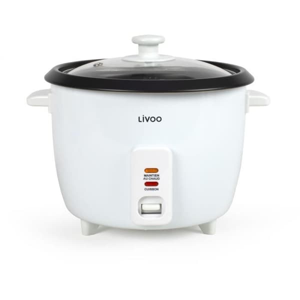 LIVOO Rice Cooker - 1.5 L, Aluminum Basket, Keep Warm Function