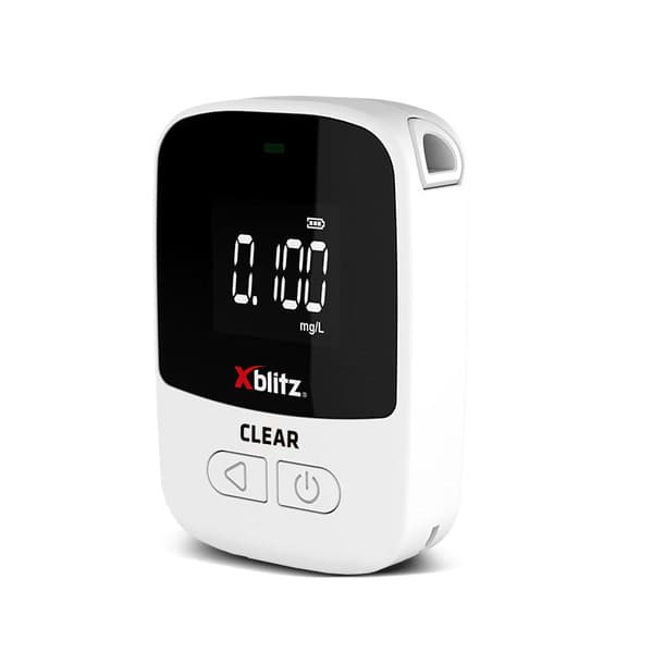 XBLITZ CLEAR Electrochemical Breathalyzer with LCD Display