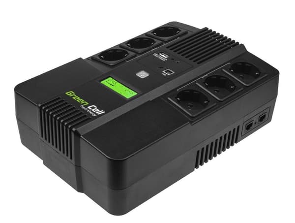 Green Cell AiO 800VA LCD Line-Interactive UPS 0.8 kVA 480 W 6 AC Outlets