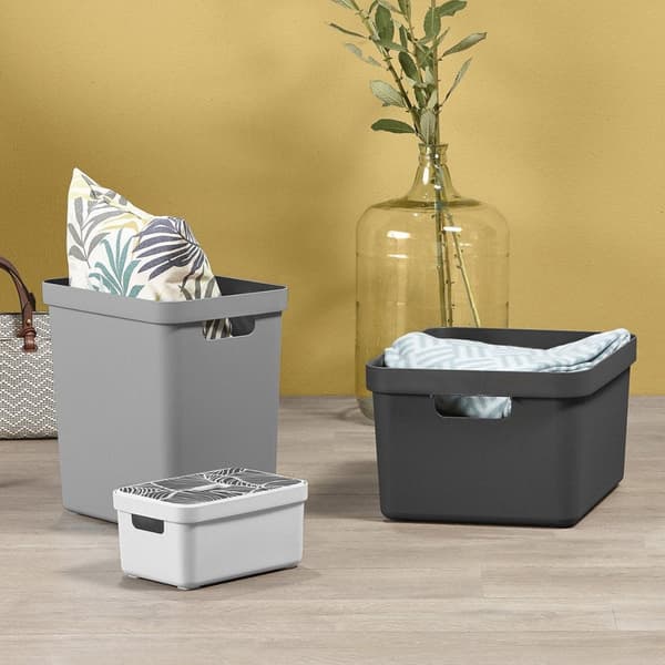 Sunware Sigma Home Storage Box 32 L Anthracite 44.4x34.2x24.2 cm