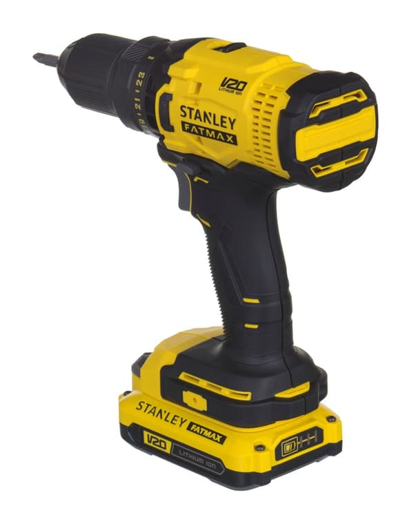 Stanley FATMAX V20 Cordless Drill/Driver 18V 2x1.5Ah