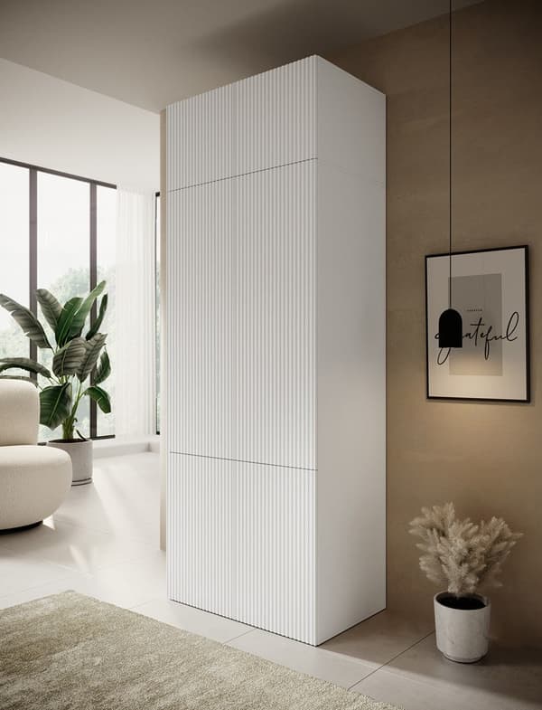 Wardrobe PAFOS 2D BASE 90x55.5x45 White Matt