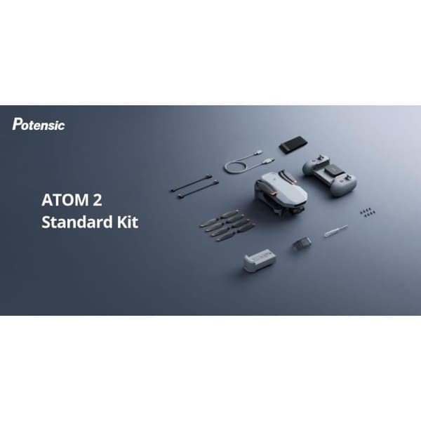 POTENSIC Drone - ATOM 2 - Standard Kit - HD/4K Camera - Integrated GPS - 31-Minute Flight Time