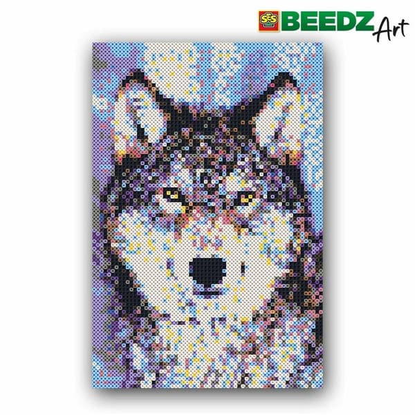 SES Creative Beedz Art Iron-on Beads Wolf 7000 Pieces