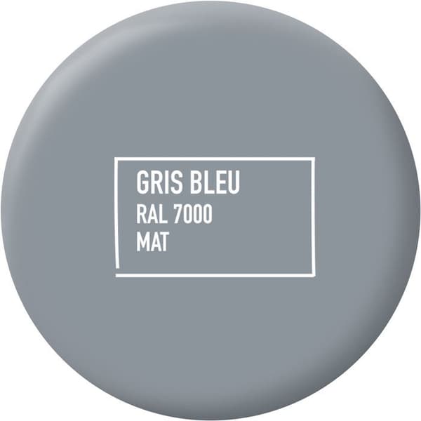 Ripolin Multi-surface Paint - Blue-grey - RAL 7000 - Matte - 2 L