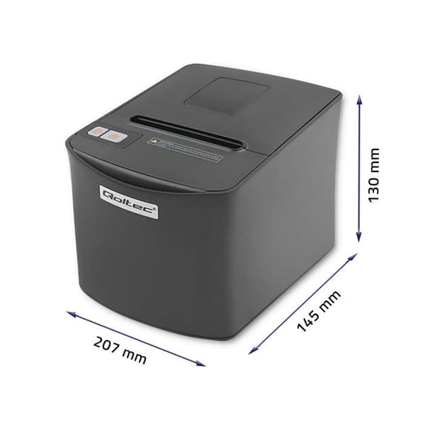 Qoltec Receipt Printer Thermal USB