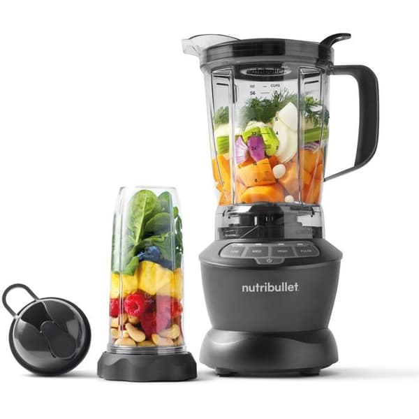 NUTRIBULLET Combo Blender - 1200W - 1.65 L Pitcher - Black - NBF500DG