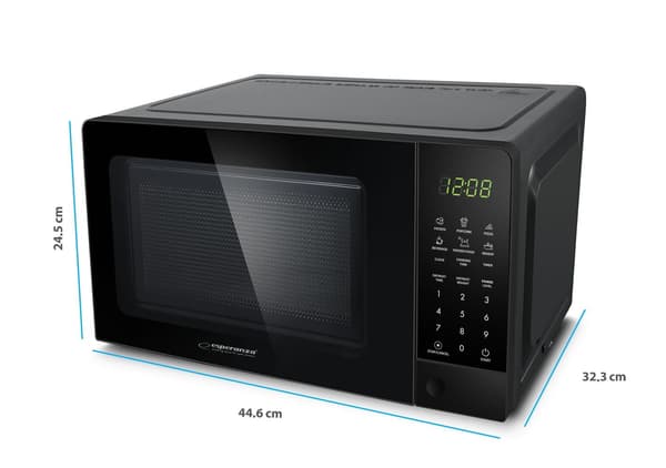Esperanza Solo Microwave 20L 700W Black EKO009