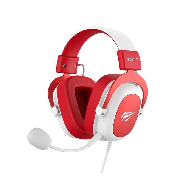 Havit H2002D Gaming Headphones Wired White Red