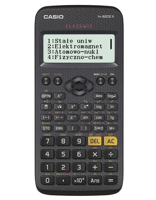 CASIO Scientific Calculator FX 82CEX Black 12-Digit Display