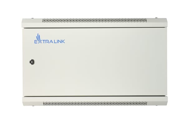 Extralink Rack Cabinet 6U 600x450 Grey Wall-Mounted ASP