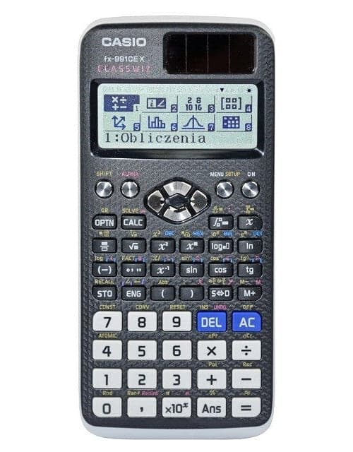 CASIO Scientific Calculator FX 991CEX ClassWiz 12-Digit Display Black